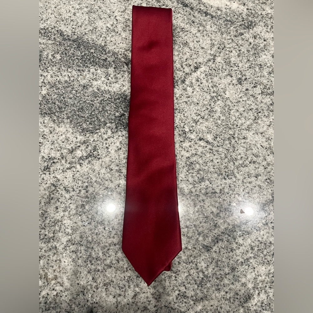 Azazie Deep Red Tie